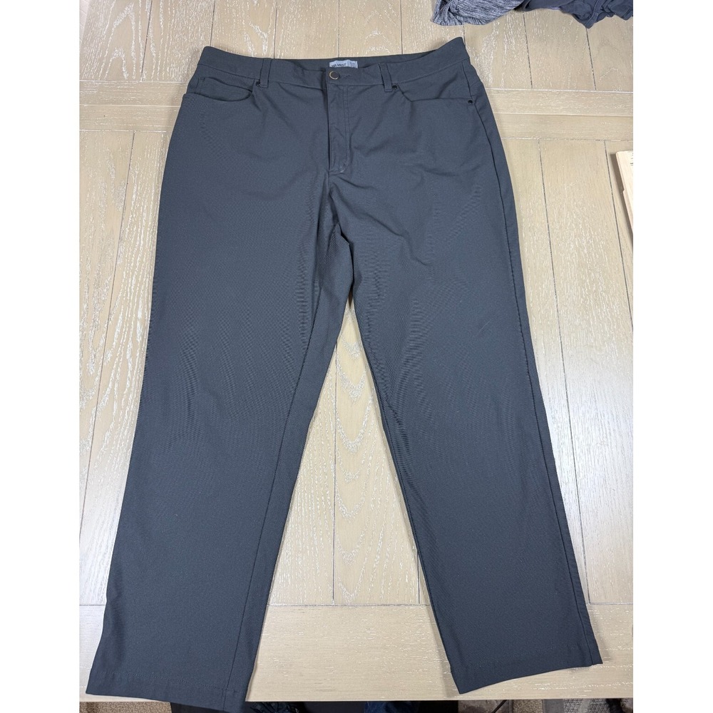 VRST Commuter Pants Mens 38x30 Black Stretch Golf Athletic Chino